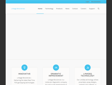 Tablet Screenshot of linkagebio.com
